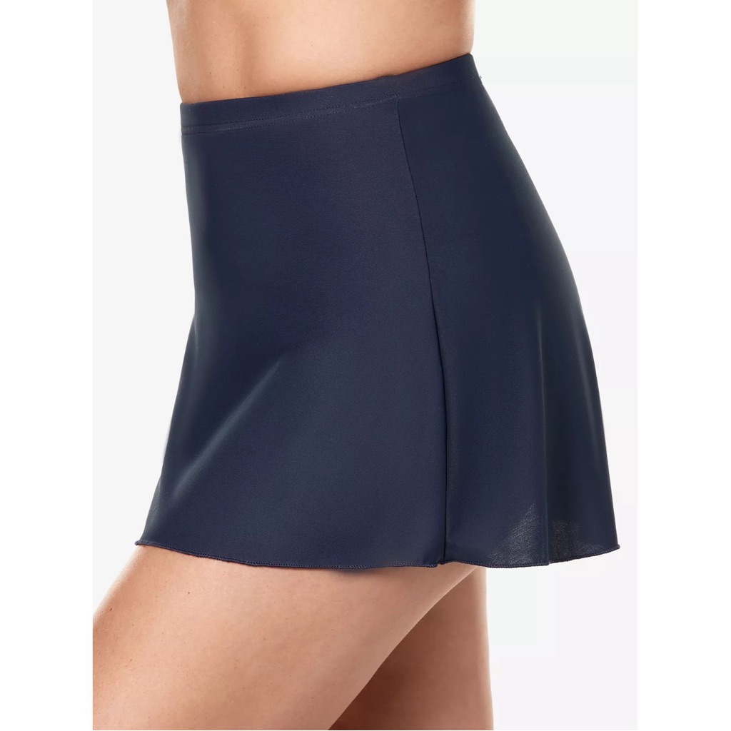 Nwt Miraclesuit Swim Skirt Midnight Navy Blue Size 10